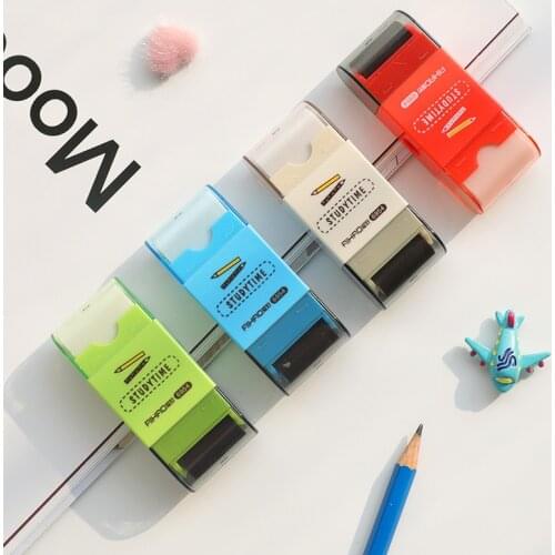 1 Pcs 3 In 1 Eraser Pencil Sharpener Creative Student Plastic Cutter Knife Korean Stationery Prize for Kids Sacapuntas Papelaria