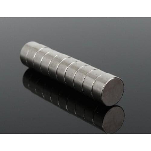 10Pcs 10x5mm N50 Super Strong Round Blocks Rare Earth Neodymium Fridge Magnets Fridge Crafts For Acoustic Field Electronics