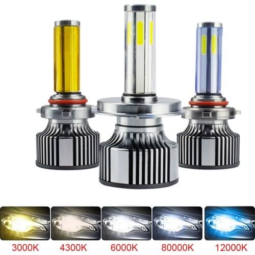 2Pcs Super Bright 16000LM Car Headlights H7 LED Canbus H4 H1 H8 H11 H3 HB3 9005 HB4 9006 LED Auto Lights Bulb 120W Lamp 6500K