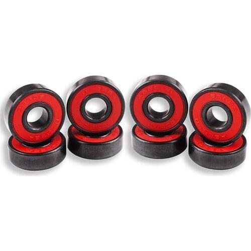 New 8 Pcs Ceramic Bearings High Speed Wear Resistant for Skate Skateboard Wheel for Skateboard Scooters Skate