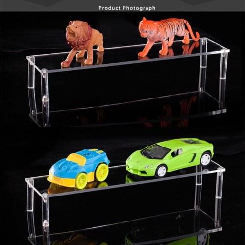 Acrylic Transparent Toy Display Single Layer Jewelry Wallet Cosmetics Storage Box Jewelry Display Counter Display Stand