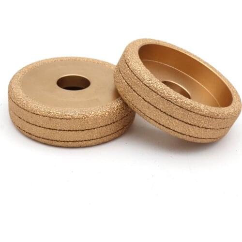 GRIT 30 Brazing Diamond Angle Grinder Stone Grinding Wheel Edge Round Glass Pottery Porcelain Marble Disc