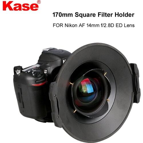 Kase Aluminum 170mm Square Filter Holder Support Bracket for Nikon AF 14mm f/2.8D ED Lens for 170x190 mm 170x170mm Filter
