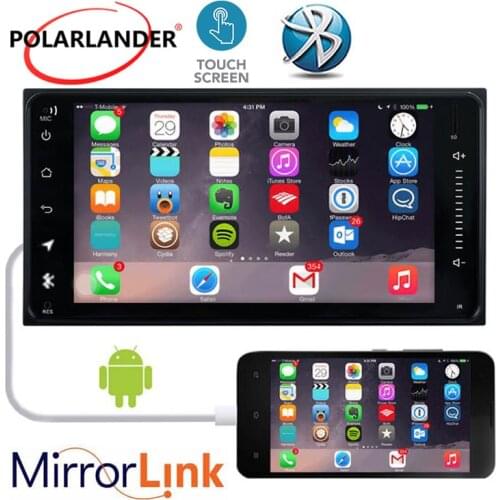 Car Radio 2 Din FM USB GPS Bluetooth Mirror Link For Android Multimedia Player 7 Inch Touch Screen For Toyota Corolla 2001-2008
