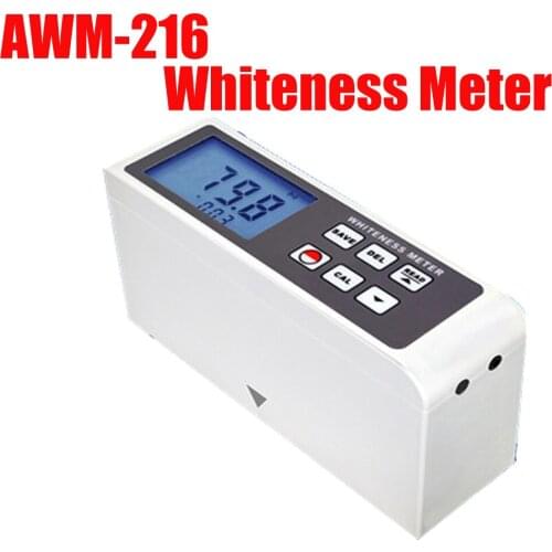 AWM-216 Digital Whiteness Meter Precision Whiteness Tester material surface white measurement Blue Light Whiteness WB=R457