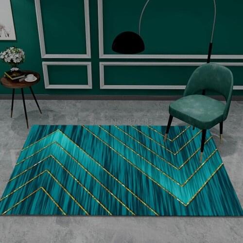 Big Carpet Rug For Living Room Nordic Classical Geometric Non Slip Bedroom Kitchen Bathroom Mildew Proof Safety Floor Protection