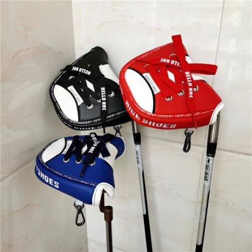SHOE STYLE golf mallet putter headcover pu leather golf club putter cover 3 colors