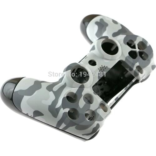 1set FOR PS4 JDS 001 JDM 011 2.0 full shell Camouflage Case Front+back Shell Housing Cover for PS4 DualShock 4 Controller