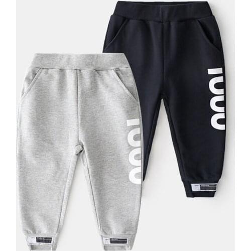 3 4 5 6 7 8 9 Years Kids Pants Spring Casual Elastic Waist Trousers for Boys Toddler Baby Harem Pants Children Sweatpants 2020