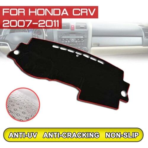 For Honda CRV 2007 2008 2009 2010 2011 Car Dashboard Mat Anti-dirty Non-slip Dash Cover Mat UV Protection Shade Sticker