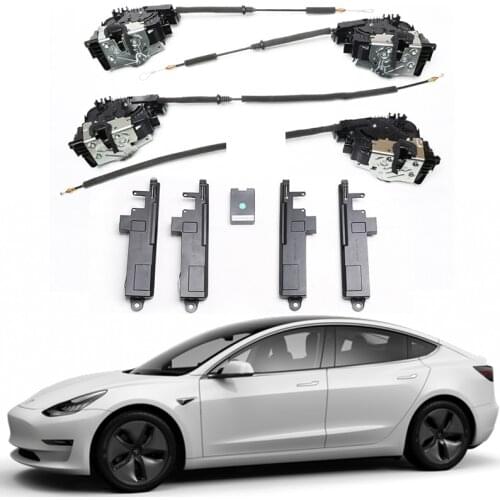 For Tesla Model 3 electric suction door car modification car door electric handle automatic lock auto parts smart car door lock