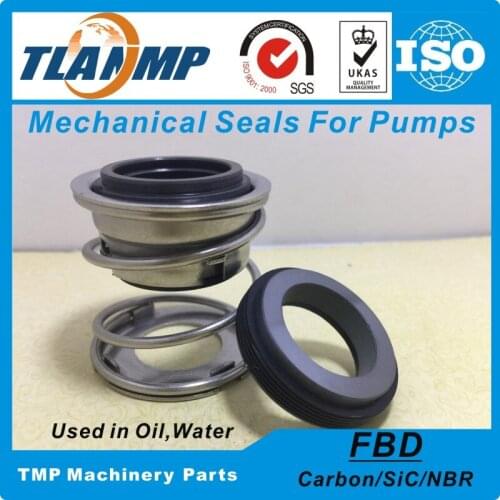 FBD-45 (Shaft size=45mm) Rubber Bellow TLANMP Mechanical Seals Used in Oil,Water,Corrosive medium (Material:Carbon/SiC/NBR)