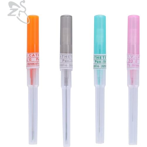 ZS 1 PC 14G-20G Surgical Steel Body Piercing Needles Belly Ear Helix Navel Nose Lip Eyebrow Tongue Piercings Professional Tool