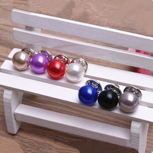 Hot Sell Classic Elegant Woman Jewelry Imitation Pearl Brooches Cardigan Shawl Buckle DIY Scarf Buckle Pins