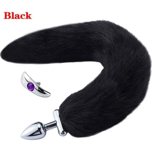 Fox Tail Metal Anal Plug Adult Games Erotic Cosplay Anus Dilator Stimulator Butt Plug Sex Toys For Couples Women Buttplug Tail