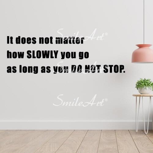 Cartoon Style Quote Wall Sticker Pvc Wall Stickers Wall Art Wall Paper Living Room Bedroom Diy Pvc Home Decoration Accessories