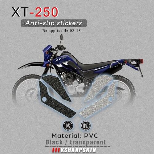 Motorcycle fuel tank pad tank grip protection sticker knee grip side applique for YAMAHA 08-18 XT-250 08-18 XT 250 SEROW