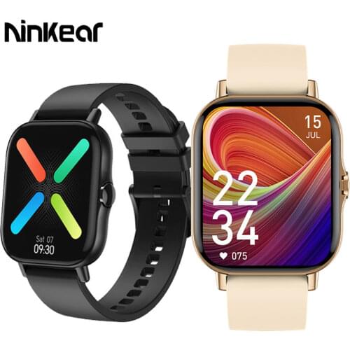Ninkear DT94 Smart Watch IP68 Waterproof 1.75 Inch 320 PPI Body Temperature Heart Rate Monitoring Mens and Womens Smart Watch