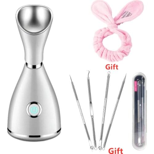 Facial Steamer,10X Penetration 70ML Nano Ionic Facial Steamer Warm Mist Face Steamer for Women Moisturizing Cleansing Pores