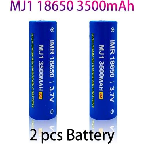 Rechargeable lithium ion battery, 100% original, 1-10, 3.7 V, 3500 MAH, 18650, flashlight, 3500 Mah