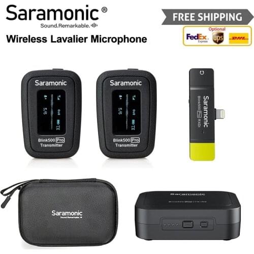 Saramonic Blink500 Blink 500 Pro B3 B4 B5 B6 Draadloze Lavalier Microfoon Condensator Microfoon Voor Type C Lightning telefoon