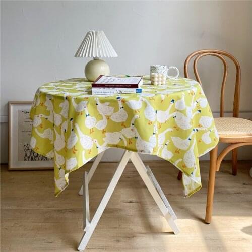Cartoon Table Cloth New Tablecloth for Table nappe de table Table Cover Cotton and Linen Cloth Obrus Tafelkleed mantel de mesa