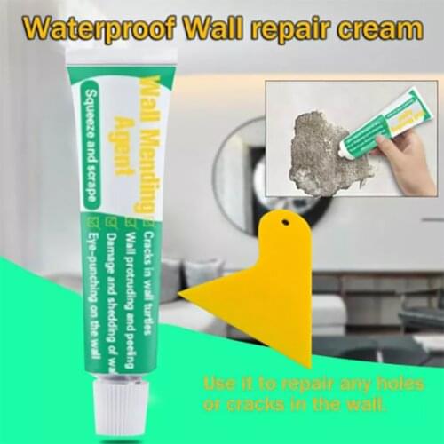 Wall Mending Agent Wall Repair Cream Wall Crack Nail Repair Agent Walls Peeling Graffiti Gap Repair Paste With Scraper Hot Sale