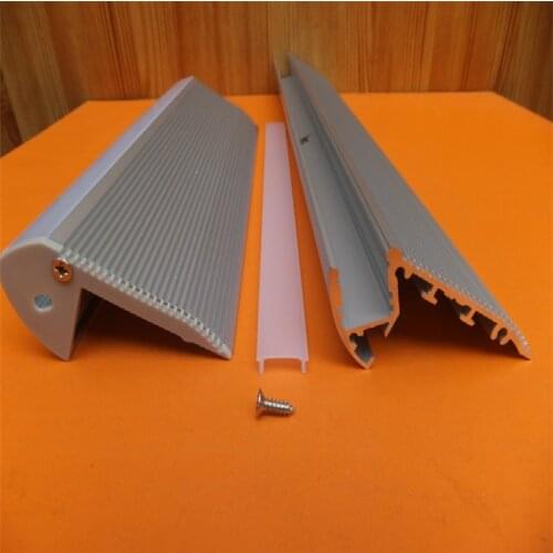 YANGMIN Free Shipping 3.3ft/1M 67x27mm Silver Internal Width 12mm LED Aluminum Channel System with Cover and End Caps