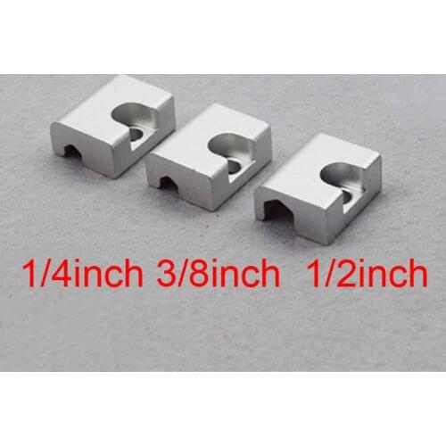 6mm 1/4‘’ 3/8‘’ 1/2‘’ Laboratory gas path aluminium alloy Fixed pipe clamp tubing clip stainless Fast Fittings