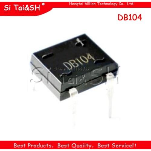 10pcs DB104 DB104S B104 bridge rectifier 400V 1A DIP4 new and original IC