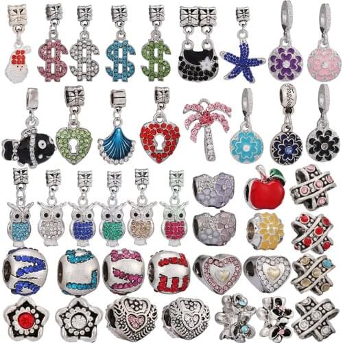 2Pcs/Lot Special Price Color Pendant Small Animal Beads Suitable For Original Brand Bracelet Necklace Women Jewelry Making C5-2