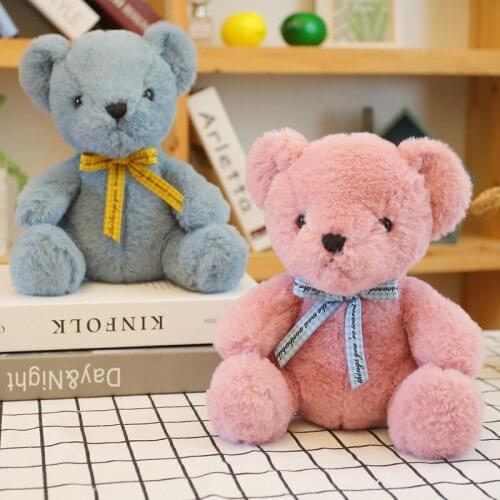 23CM Kawaii Earl Charlie Bear Mini Bear High Quality Children Stuffed Animals Dolls Home Decor For Kids Birthday Gifts