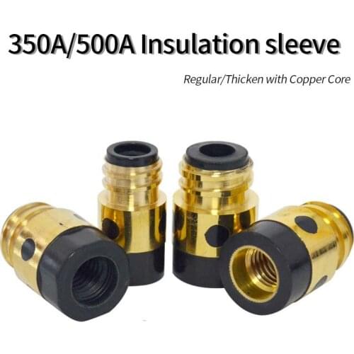 350A/500A Insulating Sleeve Carbon Gas Metal Arc Welding Torch Accessories Copper Core Insulation Nut Welding Machine Parts