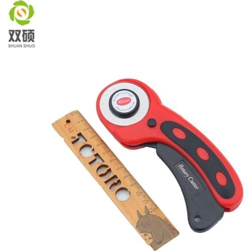 45mm Round Blades Rotary Cutter Set For Circular Patchwork Fabric Handmade Sewing Leather Hand Accessory Tools 5 Differnt Blades