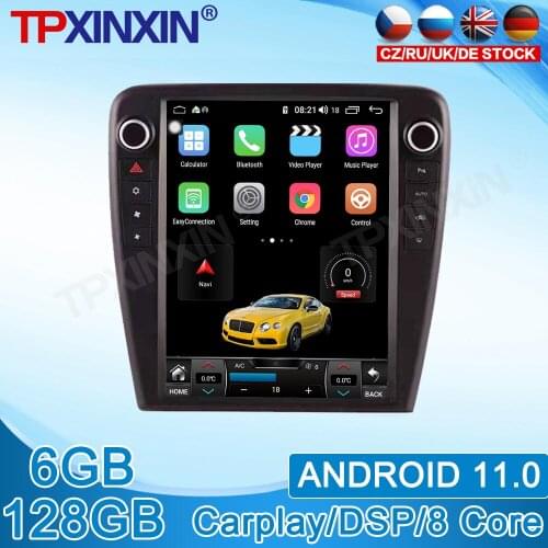 Android 11.0 128GB Carplay For Jaguar XJL 2010 2011-2018 Multimedia Player Auto Radio DSP Tape Recorder DVD Video Navigation GPS