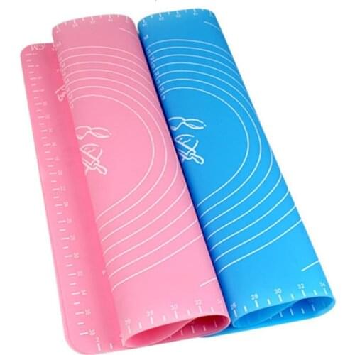 40*50cm Non-stick Silicone Pastry Board With Measurements Fondant Cake Dough Rolling Kneading Mat Baking Tools