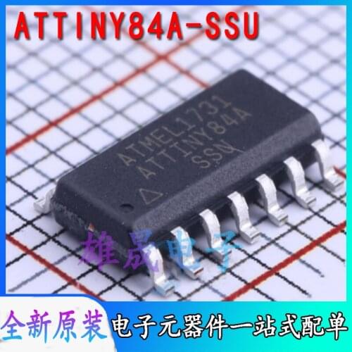 Free shipping 5pcs/lot ATTINY84A-SSU ATTINY84A SOP-14 stock
