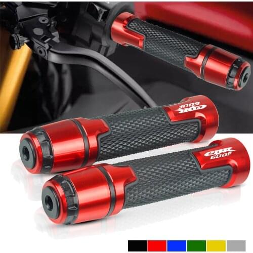 For Honda CBR600F 600F 2011 2012 1991-2007 7/8'' 22mm Motorcycle knobs Anti-Skid scooter Handle ends Grips Bar Hand Handlebar