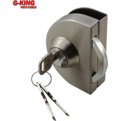 Not a single glass perforated glass door lock anti-theft lock hook lock single window glass storefront door 666D