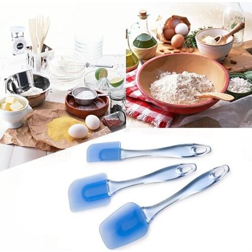 Baking Tools Food Grade Non Stick Butter Cooking Silicone Spatula Set Cookie Pastry Scraper Cake Baking Spatula Silicone Spatula
