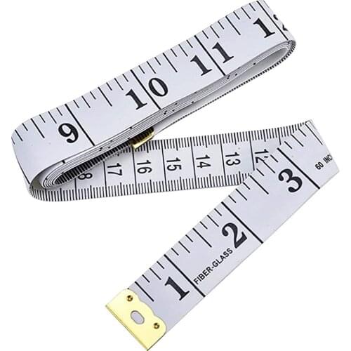 150cm Tailor Measuring Tape Waist measurement ruler Custom Clothes Tape Measure Kids Height Measuring Tool Fiber Glass