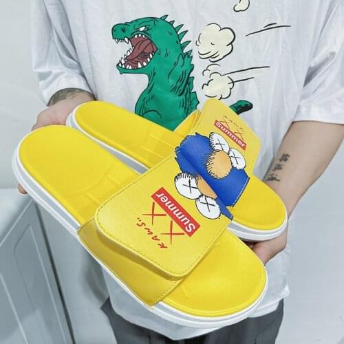 Summer Slippers Shoes Women Cute Flip Flops Men Outdoor Beach Slides Non-slip Slippers Bathroom Bath Sandals Designer Slippers