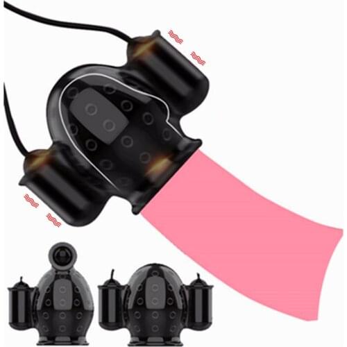 Male Penis Vibrator Glans Stimulator Vibrating Cock Massager Erotic Sexo Shop Adult Sex Toys For Man Dick Trainer Masturbator