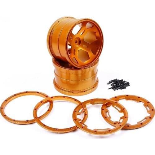 CNC Metal wheel hub SET for 1/5 FG ROVAN BM RC CAR PARTS