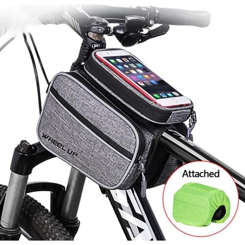Rainproof Cycling Bicycle Bike Head Tube Handlebar Cell Mobile Phone Bag Phone Mount Bags Case For Bicycle Accessories