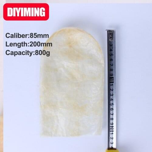 85mm ham casings cover shape big sausage salame packing casing ham sausage dry casing sausage stuffer meat cover net tool