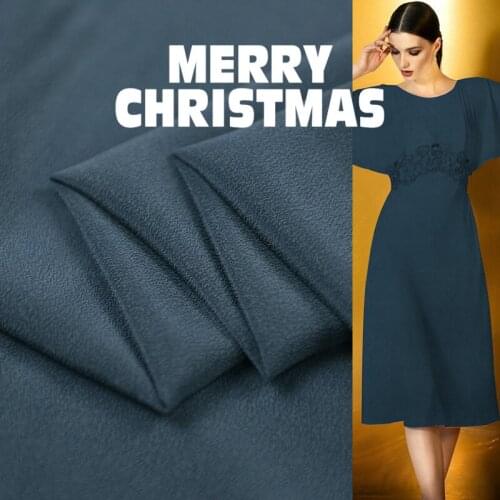 Solid color silk fabric meter sand washed crepe de chine silk fabric breathable shirt dress crepe fabric wholesale silk cloth