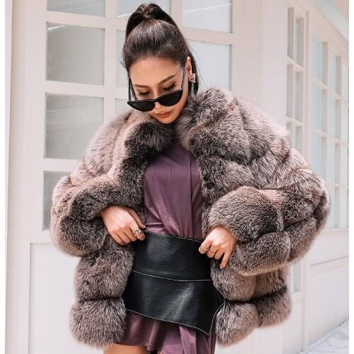 Autumn Winter Coat Real Fox Fur Coats Korean Short Jacket Women Clothes Manteau Femme Hiver MY920
