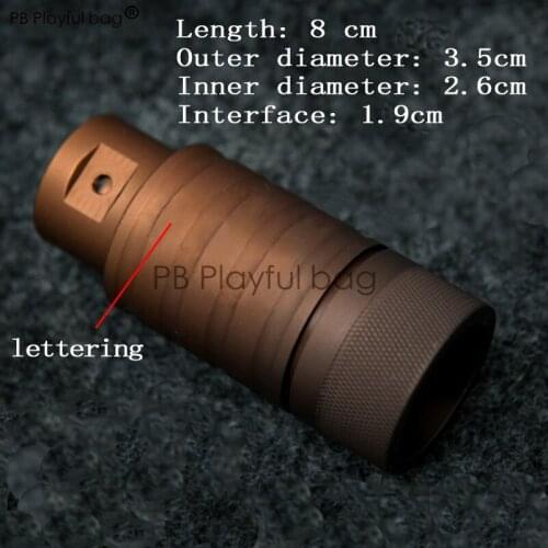 PB Playful bag Outdoor sport Jinming Gel ball gun upgrade material Cap decorative cap refitting parts 14mm reverse teeth MA23S