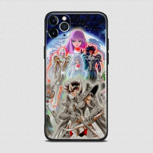 Saint seiya anime poster For iPhone se 6 6s 7 8 plus x xr xs 11 pro max soft silicone phone case cover shell